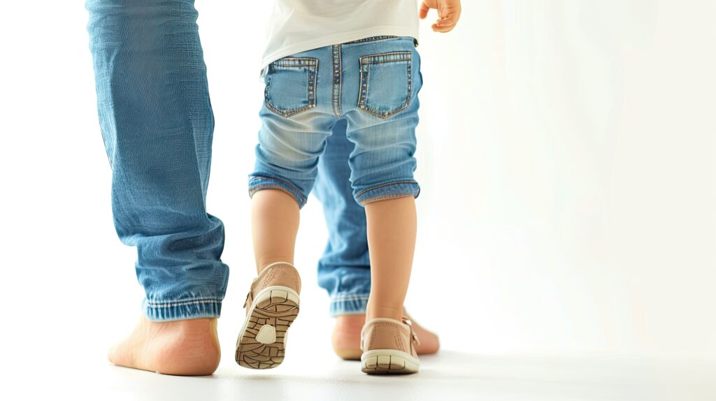 Parenting Milestone isolated on white background